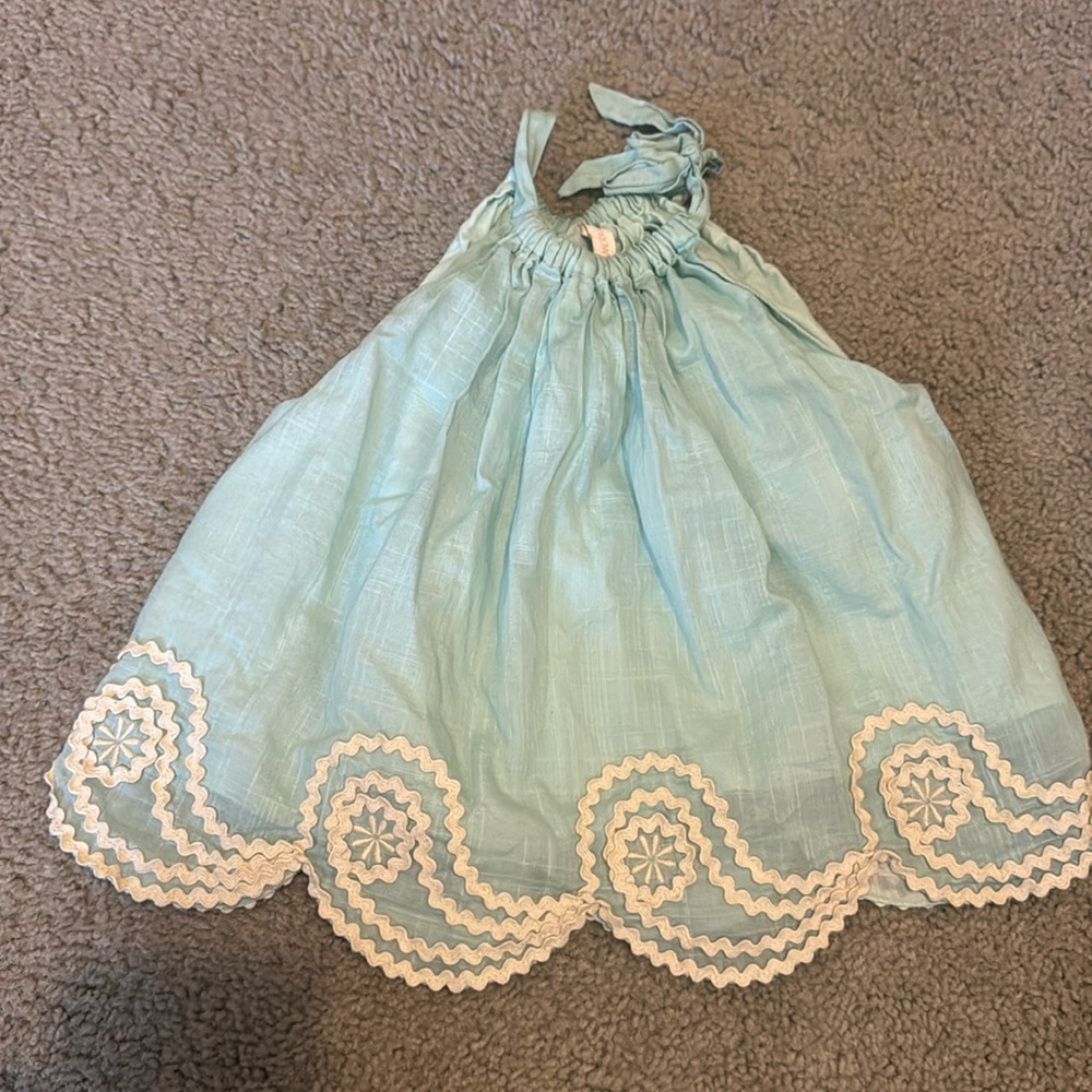 Zimmermann girls cotton embroidered top
